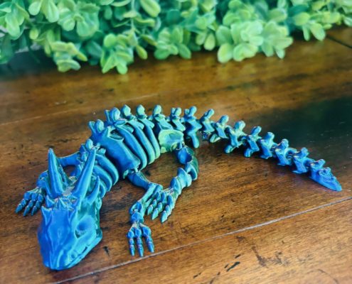 3D printed dragon